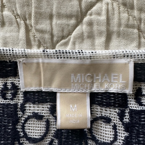 Fabulous mesh Michael Kors beach cover up with signature chain ties - Picture 6 of 9